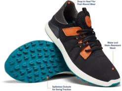 OluKai Men's Kapalua Golf Shoes -Golf Master Shop 1050820406C BlackDarkShadow DET