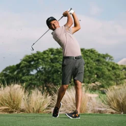 OluKai Men's Kapalua Golf Shoes -Golf Master Shop 1050820406C BlackDarkShadow DET alt1