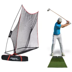 Golf Master Shop 40 Rukket Sports Haack Golf Net With Tri Turf Matt