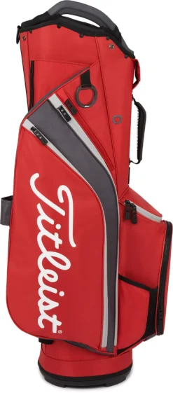 Titleist 2022 Cart 14 Cart Bag -Golf Master Shop 22CART14CB TB22CT6622 DarkRedGraphiteG SDE alt1