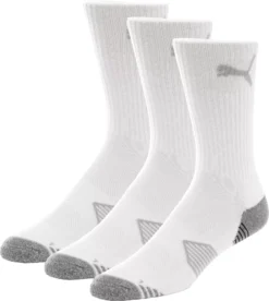 PUMA Essential Crew Cut Golf Socks – 3 Pack