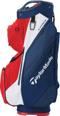 TaylorMade 2022 Supreme Cart Bag -Golf Master Shop 22SUPREMECB V9709501 REDWHITEBLUE SDE