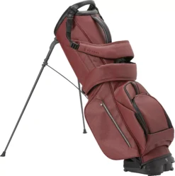 TaylorMade 2022 Vessel Lite Lux Stand Bag -Golf Master Shop 22VESSELLLSB V9709101 Burgundy AL