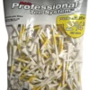 Pride PTS 2.75" Yellow On White ProLength Tees - 175 Pack