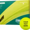 Maxfli 2023 Straightfli Matte Yellow Personalized Golf Balls