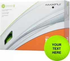 Golf Master Shop 7 Maxfli 2023 Trifli Matte Green Personalized Golf Balls