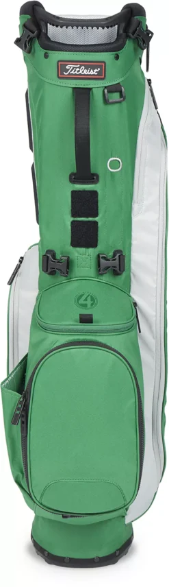 Titleist 2023 Players 4 Stand Bag -Golf Master Shop 23PLAYERS4SB TB23SX432 GreenGray BCK