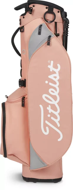Titleist Women's 2023 Players 4 Stand Bag -Golf Master Shop 23PLAYERS4WSB PeachGray AR alt1