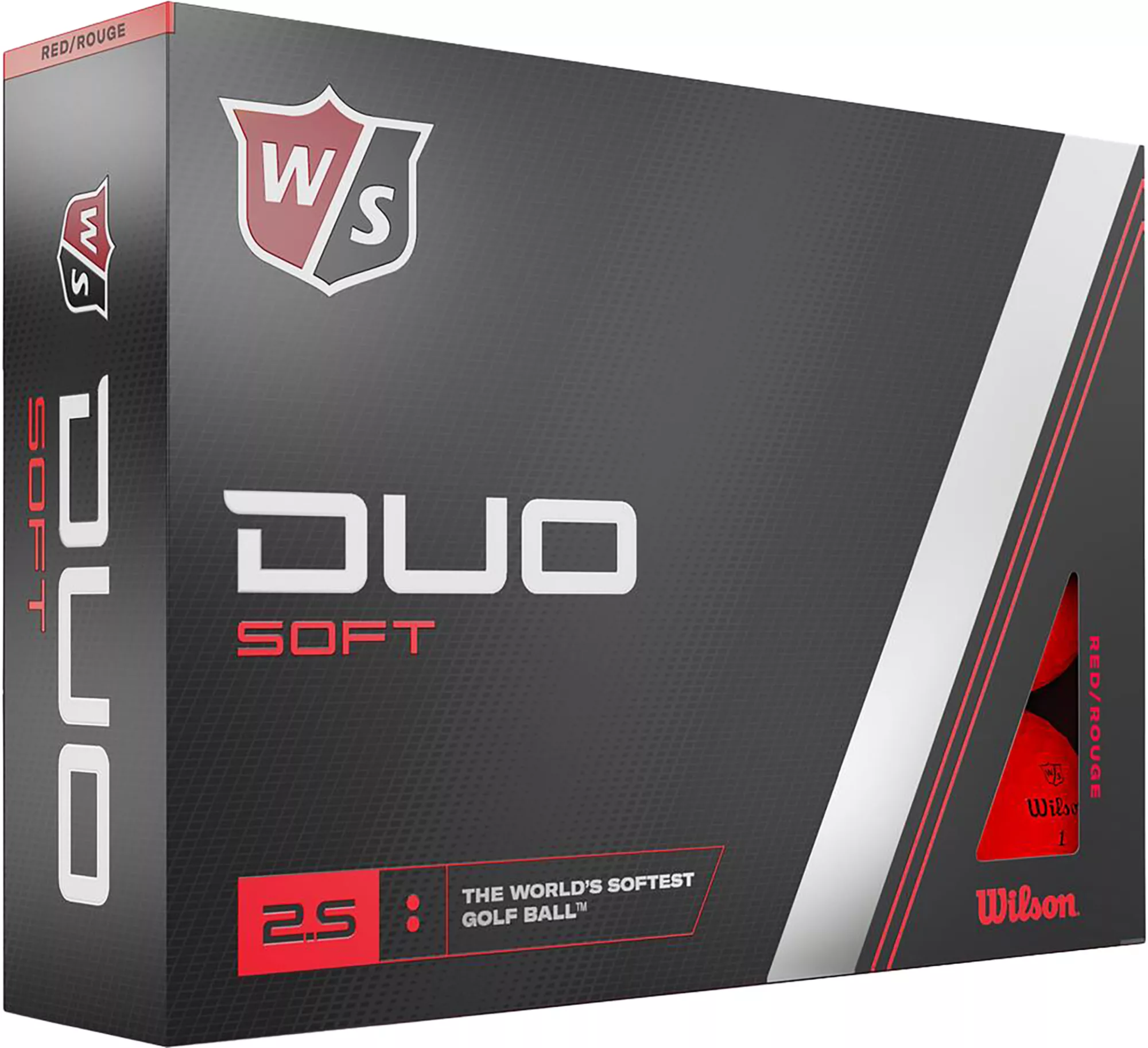 Wilson Staff Wilson 2023 Duo Soft Red Golf Balls 1 Wilson Staff Wilson 2023 Duo Soft Red Golf Balls