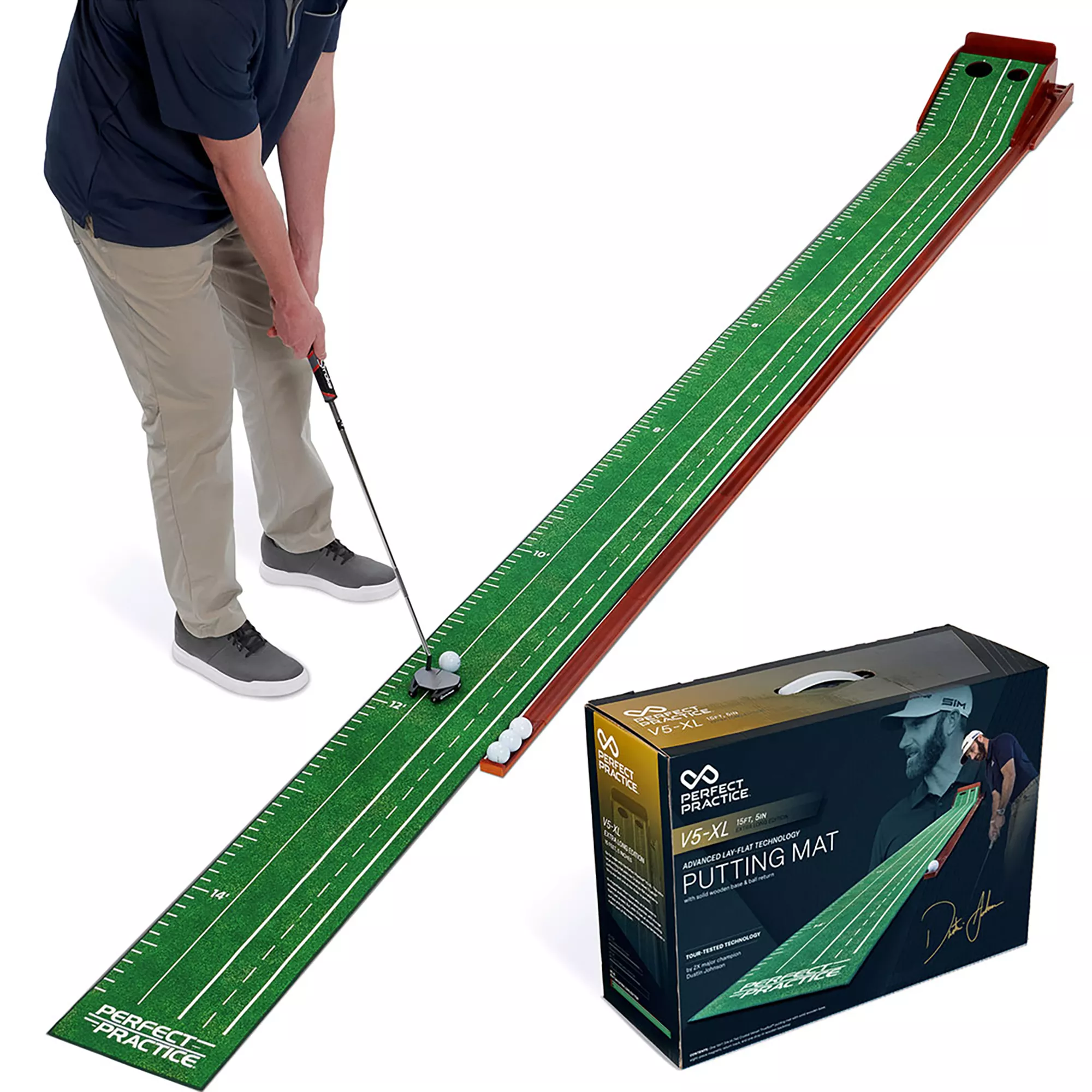 Perfect Practice V5 XL Putting Mat 1 Perfect Practice V5 XL Putting Mat