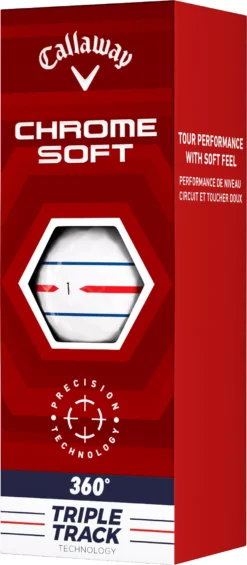 Callaway 2022 Chrome Soft Triple Track 360 Golf Balls -Golf Master Shop 64212591282 NOCOLOR SLV