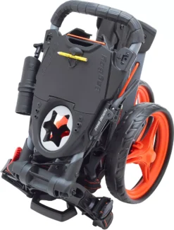 Bag Boy Compact 3 Push Cart 5 Bag Boy Compact 3 Push Cart -Golf Master Shop BB71600 BB71603 GrayOrange FLD