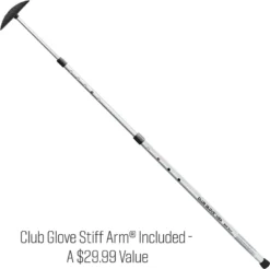 Club Glove Last Bag Collegiate Travel Cover With Stiff Arm -Golf Master Shop CGLBCOLLEGIATE TBLC2036 BLACKCOPPER DET