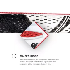 Golf Pride MultiCompound Plus 4 ALIGN Grip -Golf Master Shop GP0123BKGY NOCOLOR DET alt3