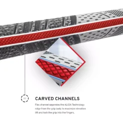 Golf Pride MultiCompound Plus 4 ALIGN Grip -Golf Master Shop GP0123BKGY NOCOLOR DET alt4