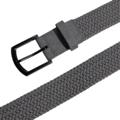 Adidas Men's Braided Stretch Belt -Golf Master Shop GQ6885 Grey DET alt1