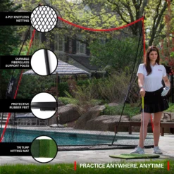 Rukket Sports Haack Golf Net With Tri Turf Matt -Golf Master Shop HACK200 NOCOLOR DET alt2