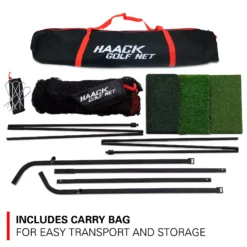 Rukket Sports Haack Golf Net With Tri Turf Matt -Golf Master Shop HACK200 NOCOLOR DET alt3