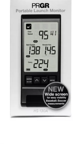 PRGR Portable Launch Monitor -Golf Master Shop HS 13020A Black DET alt1