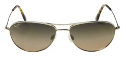 Maui Jim Baby Beach Polarized Aviator Sunglasses -Golf Master Shop HS245 16 Gold FRT