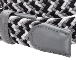 Walter Hagen Men's Multi-Color Braided Golf Belt -Golf Master Shop MGA15046 BlackWhiteGrey DET alt3