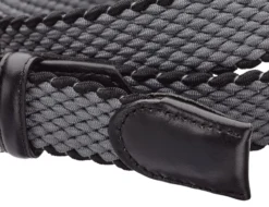 Walter Hagen Men's Basket Weave Stretch Golf Belt -Golf Master Shop MGA15095 StingrayGray DET alt3