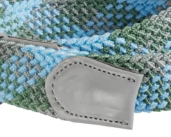 Walter Hagen Men's Plaid Stretch Golf Belt -Golf Master Shop MGA15418 StingrayGray DET alt1