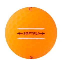 Maxfli 2023 Softfli Matte Orange Personalized Golf Balls -Golf Master Shop MX23SOFTFLIORGP Black SDE