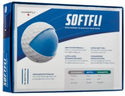 Maxfli 2023 Softfli Personalized Golf Balls 9 Maxfli 2023 Softfli Personalized Golf Balls -Golf Master Shop MX23SOFTFLIWP Black BCK