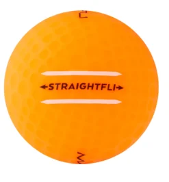Maxfli 2023 Straightfli Matte Orange Personalized Golf Balls -Golf Master Shop MX23STRAFLIGORP Black SDE