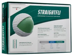 Maxfli 2023 Straightfli Personalized Golf Balls -Golf Master Shop MX23STRAFLIWP Black BCK