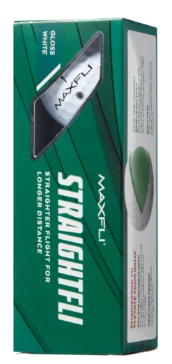 Maxfli 2023 Straightfli Personalized Golf Balls -Golf Master Shop MX23STRAFLIWP Black SLV