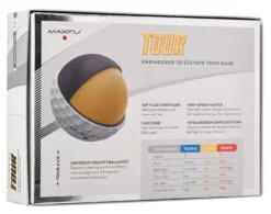 Maxfli 2023 Tour Personalized Golf Balls -Golf Master Shop MX23TOURWP Black BCK