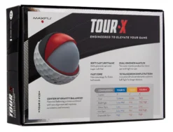 Maxfli 2023 Tour X Personalized Golf Balls -Golf Master Shop MX23TOURXWP Black BCK