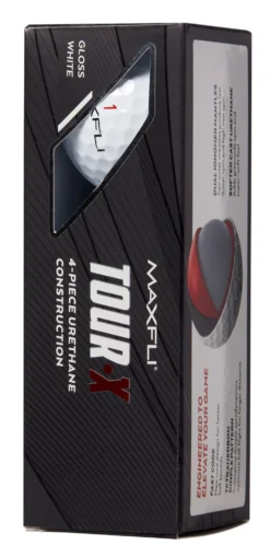 Maxfli 2023 Tour X Personalized Golf Balls -Golf Master Shop MX23TOURXWP Black SLV