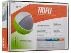Maxfli 2023 Trifli Matte Green Personalized Golf Balls -Golf Master Shop MX23TRIFLIGRNP Black BCK