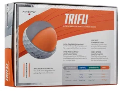 Maxfli 2023 Trifli Personalized Golf Balls -Golf Master Shop MX23TRIFLIWP Black BCK