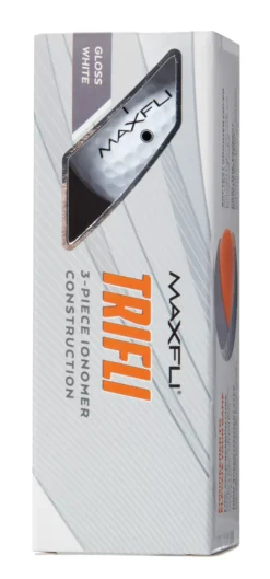 Maxfli 2023 Trifli Personalized Golf Balls -Golf Master Shop MX23TRIFLIWP Black SLV