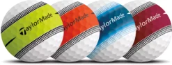 TaylorMade 2022 Tour Response Multicolored Stripe Golf Balls -Golf Master Shop N7677001 NOCOLOR SET