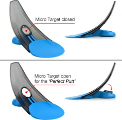PuttOut Pressure Putt Trainer -Golf Master Shop PUTBLUE Blue DET