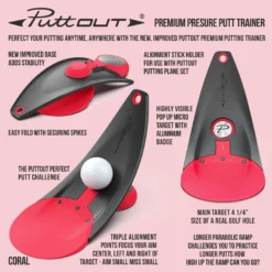PuttOUT Premium Pressure Putt Trainer -Golf Master Shop PUTPC NOCOLOR TEC
