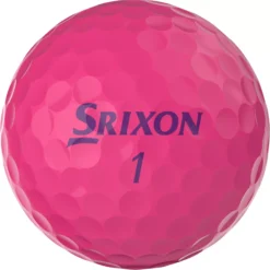 Srixon 2023 Soft Feel Lady Pink Personalized Golf Balls -Golf Master Shop SFL8PPK Black FRT