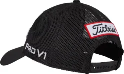 Titleist Men's 2022 Tour Performance Mesh Golf Hat -Golf Master Shop TH22ATPM 001 BlackBlackWhite BCKL