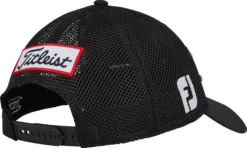 Titleist Men's 2022 Tour Performance Mesh Golf Hat -Golf Master Shop TH22ATPM 001 BlackBlackWhite BCKR
