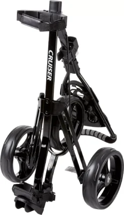 TourTrek 2018 Cruiser 3-Wheel Push Cart -Golf Master Shop TT3WHL18 Black FLD
