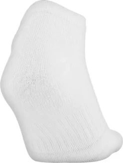 Under Armour Men's Golf Cotton No Show Socks - 6 Pack -Golf Master Shop U6725F6 170 White BCK