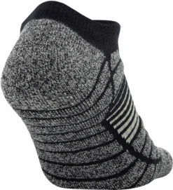 Under Armour Elevated Performance No Show Socks - 2 Pack -Golf Master Shop U685 GRY GravityGreen BCK