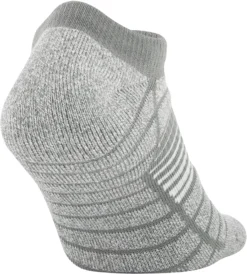 Under Armour Elevated Performance No Show Socks - 2 Pack -Golf Master Shop U685 GRY GravityGreen BCK alt1