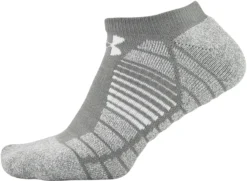 Under Armour Elevated Performance No Show Socks - 2 Pack -Golf Master Shop U685 GRY GravityGreen SDE alt1