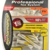 Pride PTS Evolution 1.5'' & 2.75'' White Golf Tees - 50 Pack
